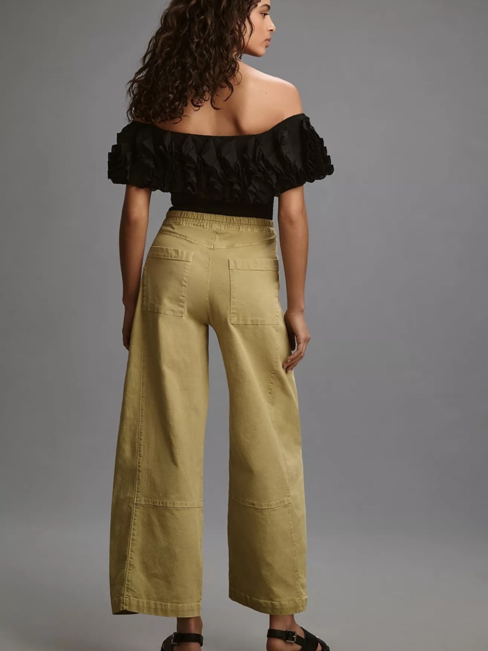 Pilcro Izzy barrel pull on pants - Picture 2 of 4